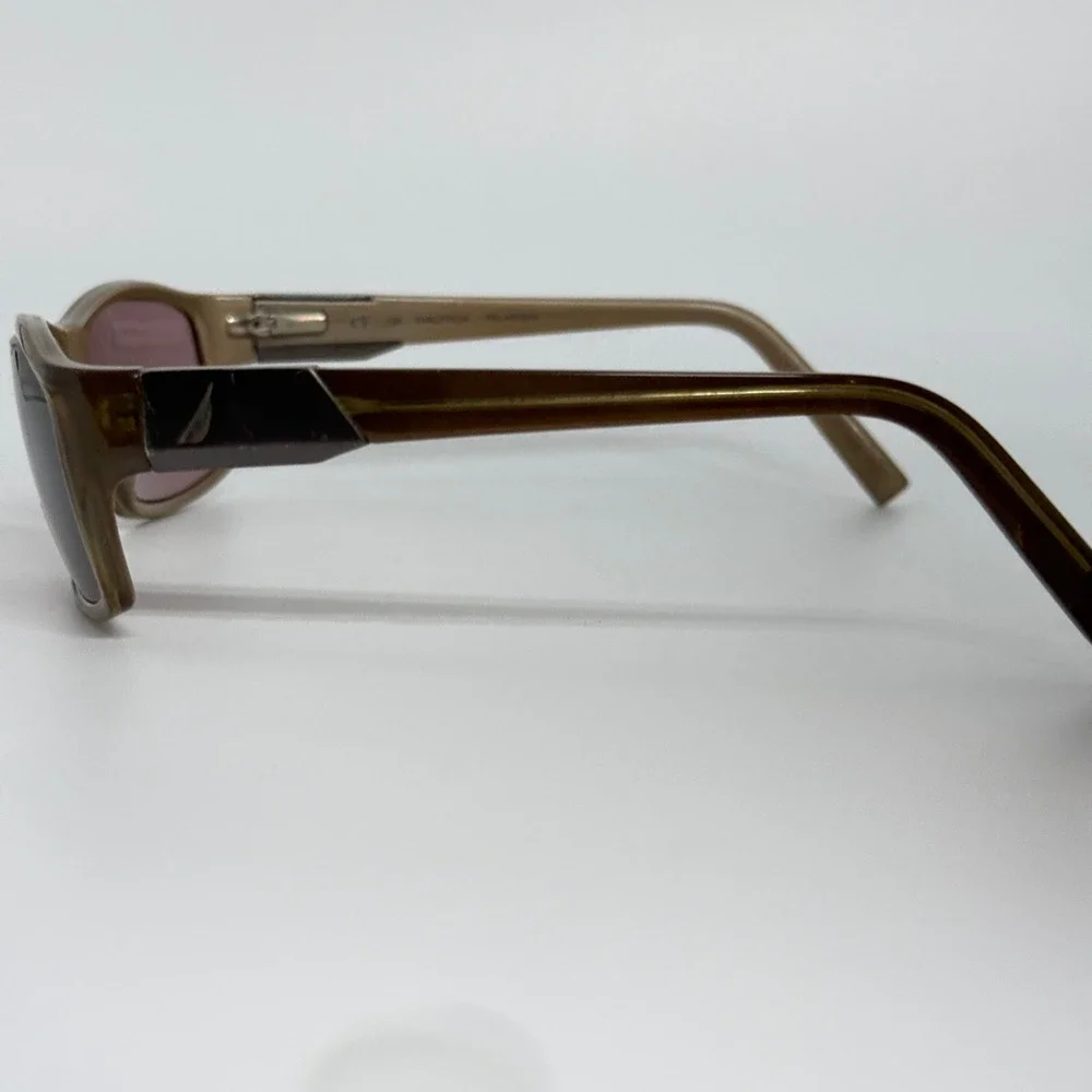 Nautica Polarized‎ Eyeglasses Frames Brown Lens need Replaced 21092